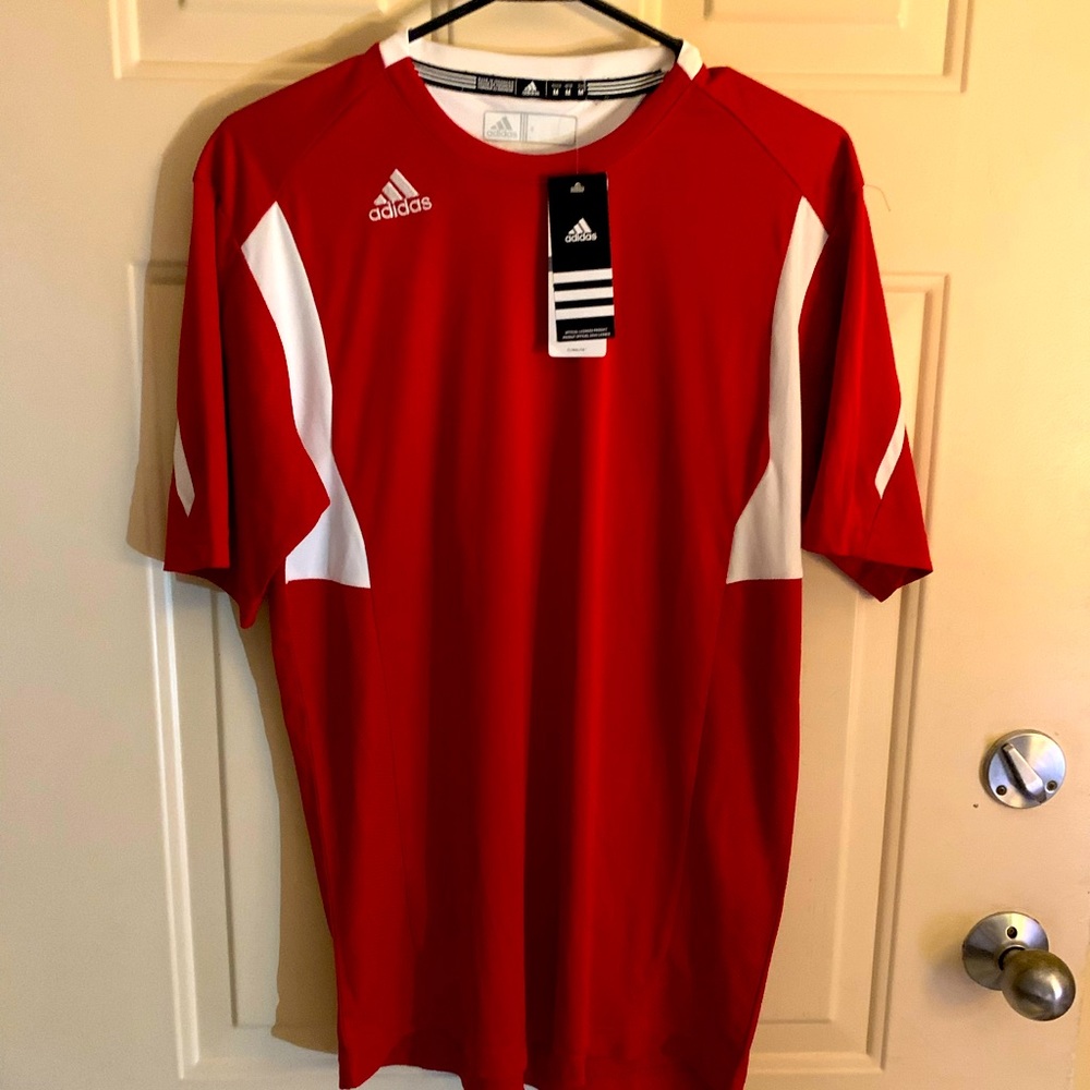 Adidas Red Medium Men’s Sports Jersey